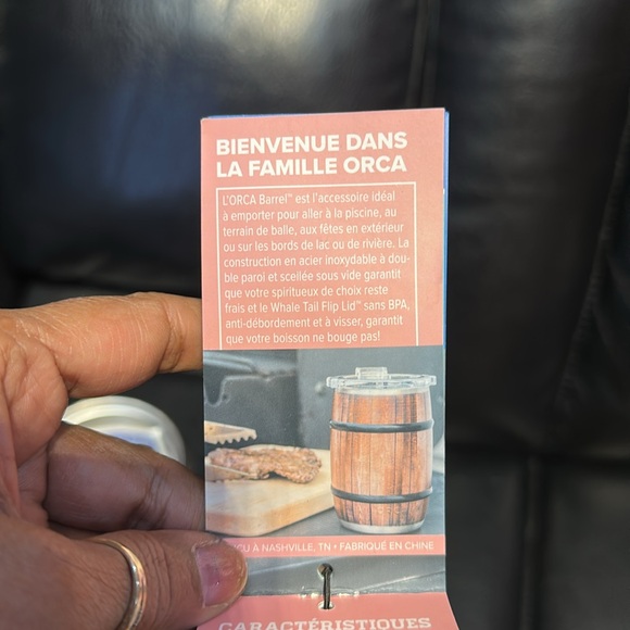 Orca Barrel Design Tumbler - Picture 4 of 10